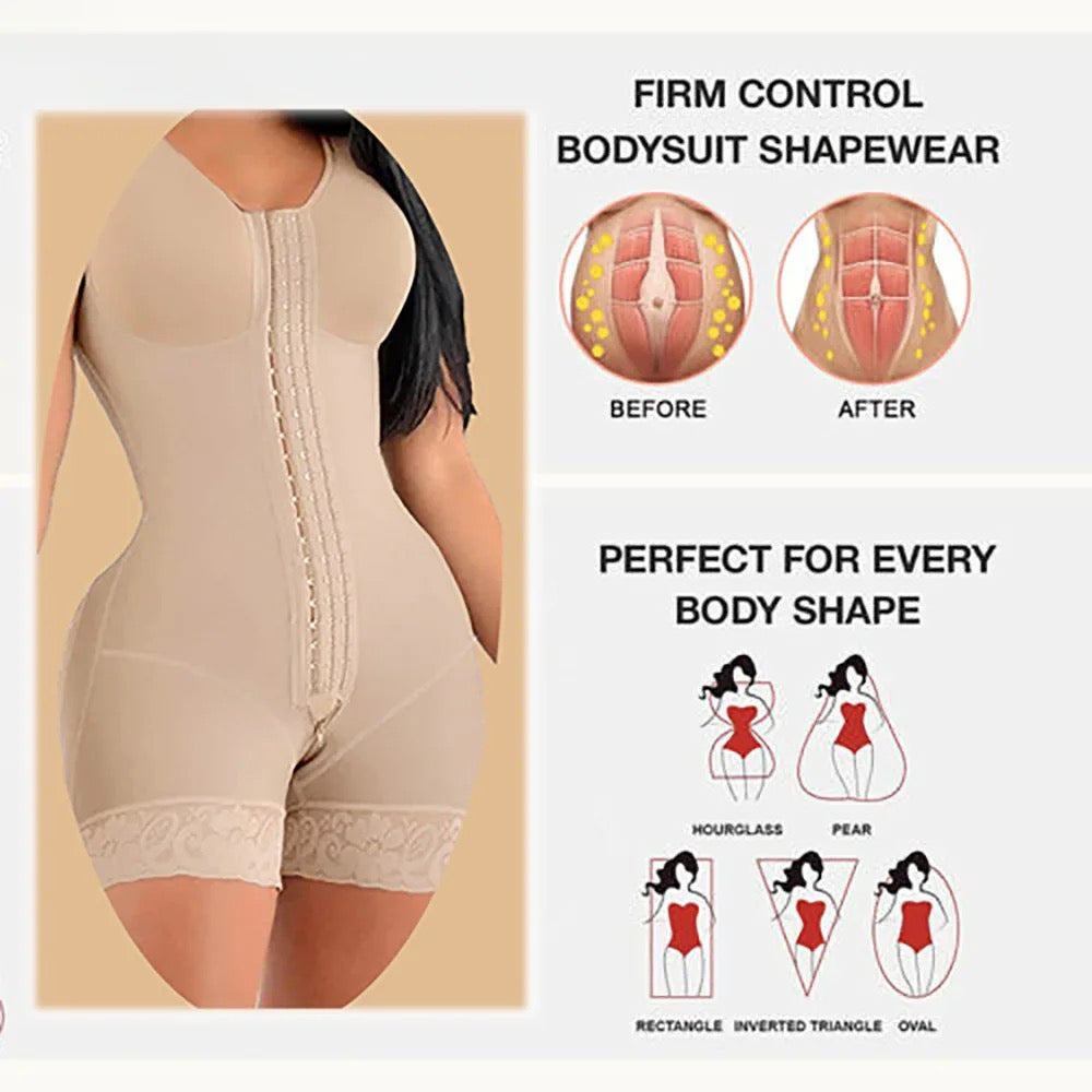 Post surgical Faja in Beige and Black