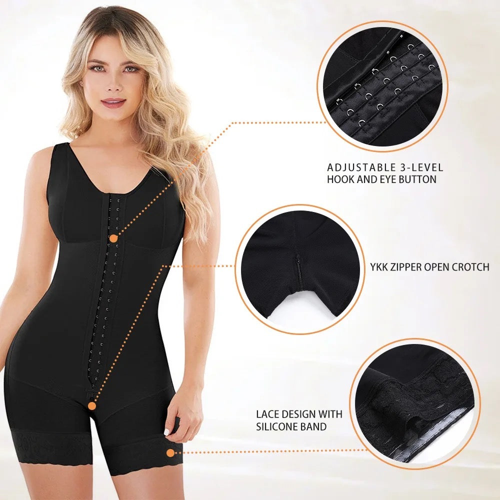 Post surgical Faja in Beige and Black