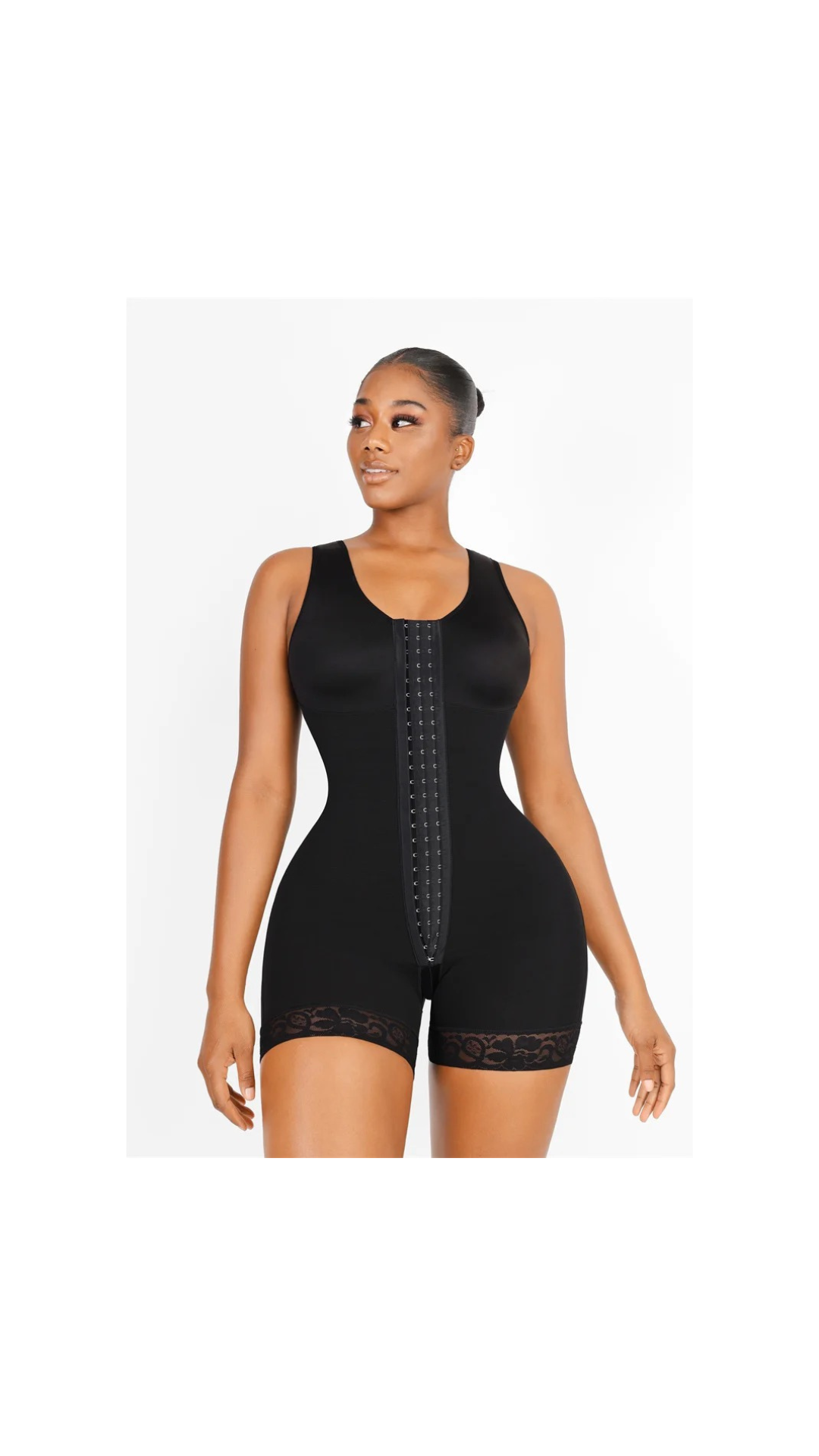 Post surgical Faja in Beige and Black