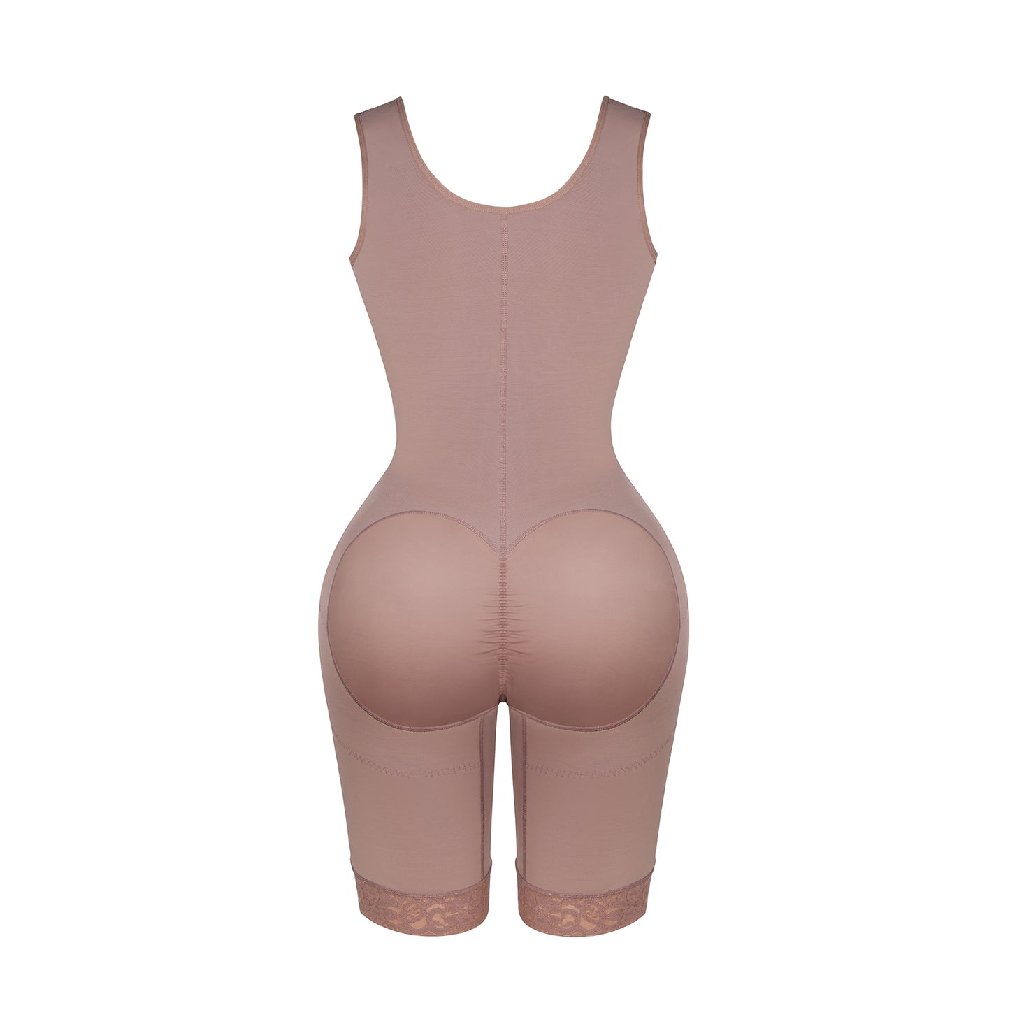 Post surgical compression Faja shape wear in Brown